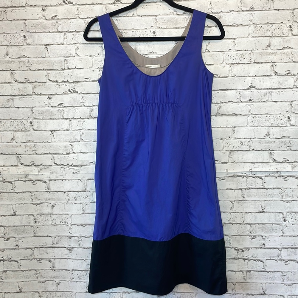 Vince Azure Color Block Dress Size XS - Picture 3 of 7